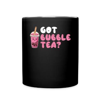 Bubble Tea Lover Gift - Full Colour Mug - black - Front