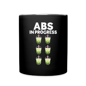 Bubble Tea Lover Gift - Full Colour Mug - black - Front