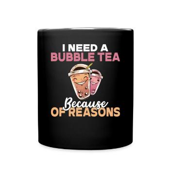 Bubble Tea Lover Cadeau - Mug uni - noir - Devant