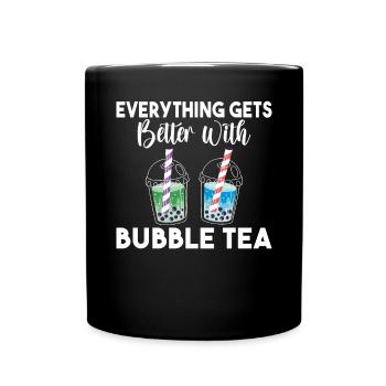 Bubble Tea Lover Cadeau - Mug uni - noir - Devant