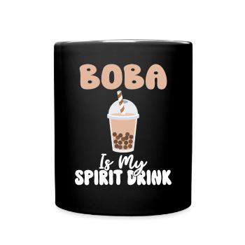 Bubble Tea Lover Gift - Full Colour Mug - black - Front