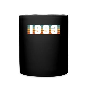 Vintage Retro 1993 30th Birthday Shirt Cadeau - Mug uni - noir - Devant