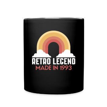 Vintage Retro 1993 30th Birthday Shirt Cadeau - Mug uni - noir - Devant