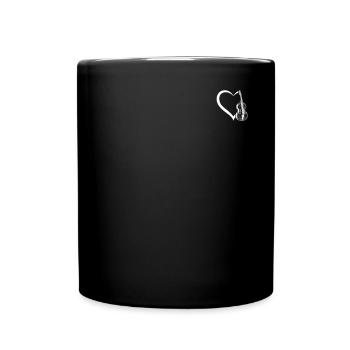 Contrebassiste Double Bass Lover - Contrebasse - Mug uni - noir - Devant