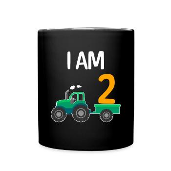 2ème anniversaire garçon 2 ans - Mug uni - noir - Devant