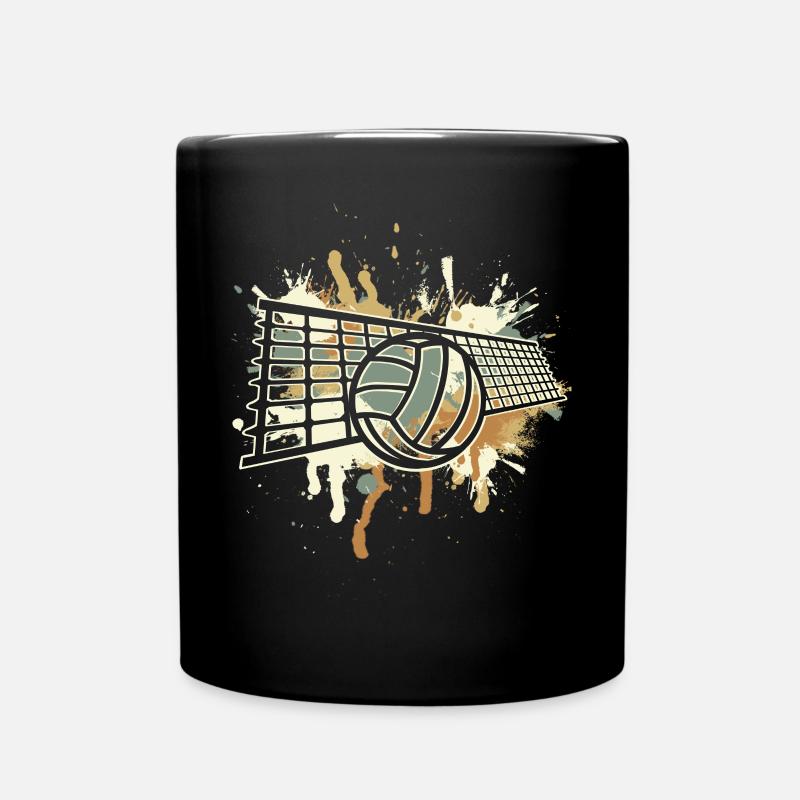 Volley-ball - Mug uni - noir