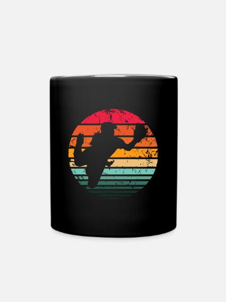 Baseball - Tasse einfarbig - Schwarz