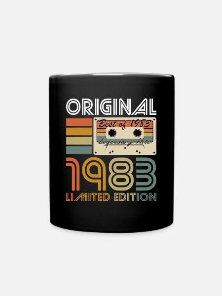 40. Geburtstag Jahrgang 1983 Original 1983 - Tasse einfarbig - Schwarz