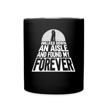 Junggesellinnenabschied Braut JGA Hochzeit - Tasse einfarbig - Schwarz - Vorne