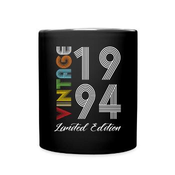 Vintage 1994 Vintage Geburtstag Retro Vintage - Tasse einfarbig - Schwarz - Vorne