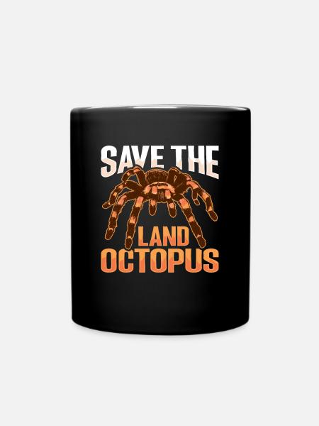 Vogelspinnen Terrarium Tarantel - Tasse einfarbig - Schwarz