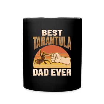 Vogelspinnen Terrarium Tarantel Papa - Tasse einfarbig - Schwarz - Vorne