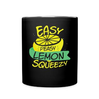 Sweet As Lemon Vintage - Full Colour Mug - black - Front