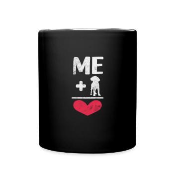 Labrador - Tasse einfarbig - Schwarz - Vorne