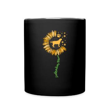 Labrador Mère Chien Chiens Maîtresse Cadeau - Mug uni - noir - Devant