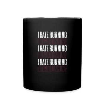 Running Runner Jogging Jogging Runner Cadeau - Mug uni - noir - Devant