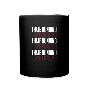 Run - Full Colour Mug - black - Front