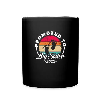 Older sister - Full Colour Mug - black - Front
