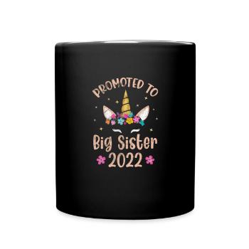 Grande sœur Frère frères et sœurs Cadeau - Mug uni - noir - Devant