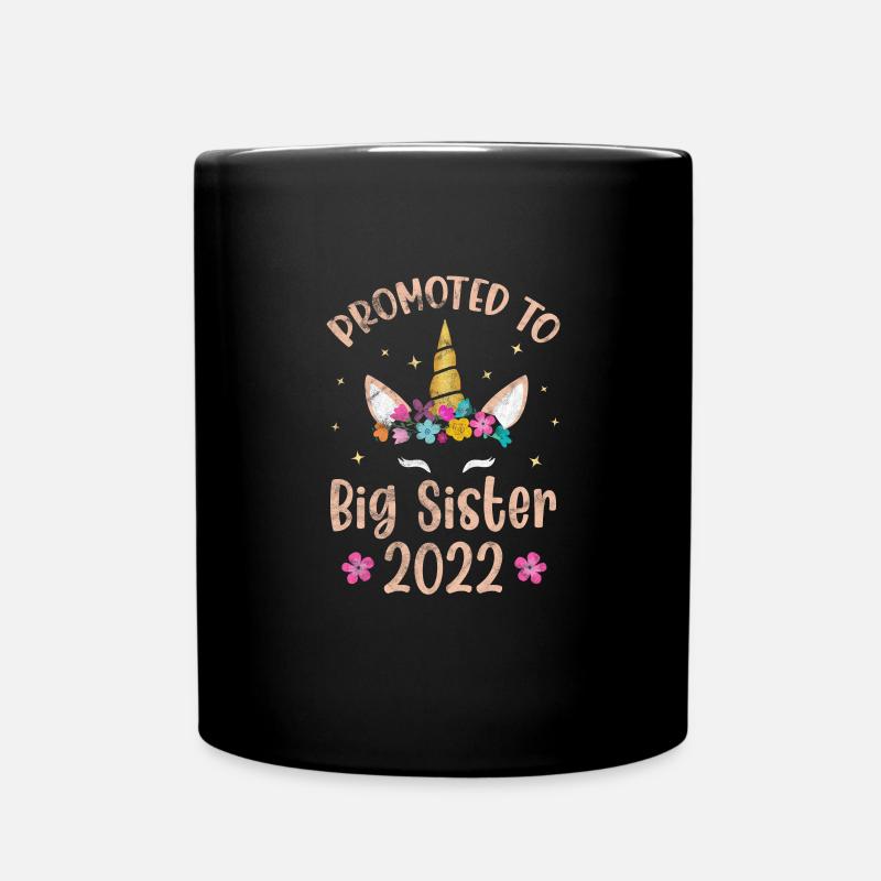 Grande sœur Frère frères et sœurs Cadeau - Mug uni - noir