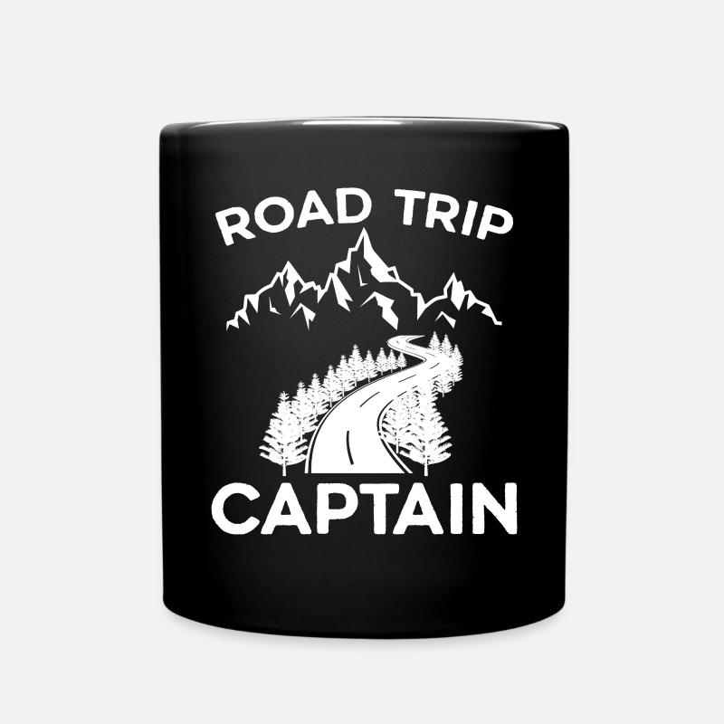 Road Trip Captain Freizeit Abenteuer Ausflug - Tasse einfarbig - Schwarz