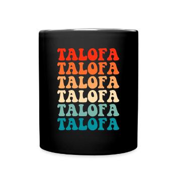 talofa,samoa - Tasse einfarbig - Schwarz - Vorne