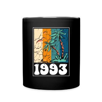 Cadeau de chemise Vintage Retro 1993 - Mug uni - noir - Devant
