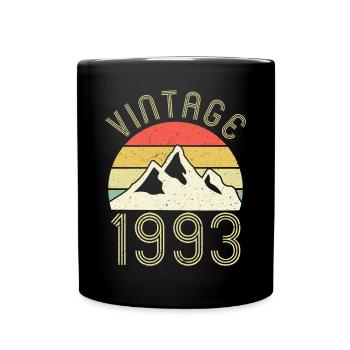 Millésime Berge 1993 30ème anniversaire - Mug uni - noir - Devant