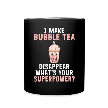 Bubble Tea Lover Gift - Full Colour Mug - black - Front