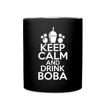 Bubble Tea Lover Gift - Full Colour Mug - black - Front