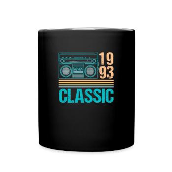 Radio Vintage Retro 1993 Shirt Gift - Full Colour Mug - black - Front