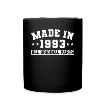 Made In 1993 Shirt Gift - Full Colour Mug - black - Front