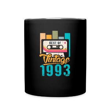 Vintage Best Of 1993 30th Birthday Cassette - Mug uni - noir - Devant