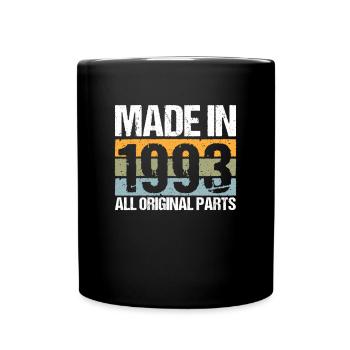 Fabriqué en 1993 30th Birthday Shirt Gift - Mug uni - noir - Devant