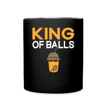 Bubble Tea Lover Gift - Full Colour Mug - black - Front