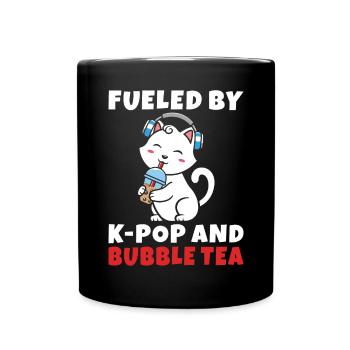 Bubble Tea Lover Gift - Full Colour Mug - black - Front