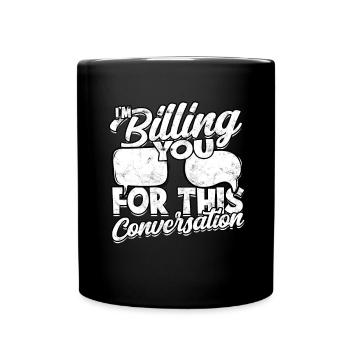 psychiater geschenk therapie geschenkidee psycholo - Tasse einfarbig - Schwarz - Vorne