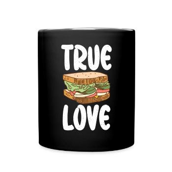Sandwich Lover Gift - Full Colour Mug - black - Front