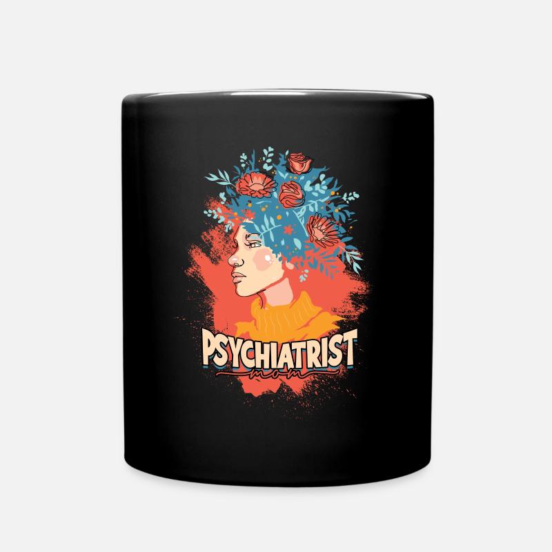 psychiater geschenk therapie geschenkidee psycholo - Tasse einfarbig - Schwarz