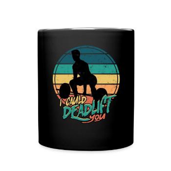 Deadlift Fitlochness Deadlift Gym - Mug uni - noir - Devant