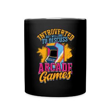 Retro Gamer Jeux vidéo Arcade Gaming Pinball Spike - Mug uni - noir - Devant