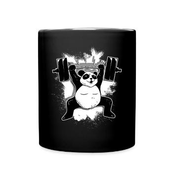 Deadlift Fitlochness Deadlift Gym - Mug uni - noir - Devant