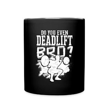 Deadlift Fitlochness Deadlift Gym - Mug uni - noir - Devant