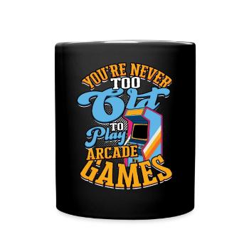 Retro Gamer Jeux vidéo Arcade Gaming Pinball Spike - Mug uni - noir - Devant