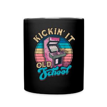 Retro Gamer Jeux vidéo Arcade Gaming Pinball Spike - Mug uni - noir - Devant