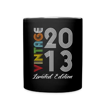 Vintage 2013 Vintage Birthday Retro Vintage - Full Colour Mug - black - Front
