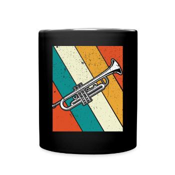 Trumpet Trumpet Player Trumpeter - Full Colour Mug - black - Front