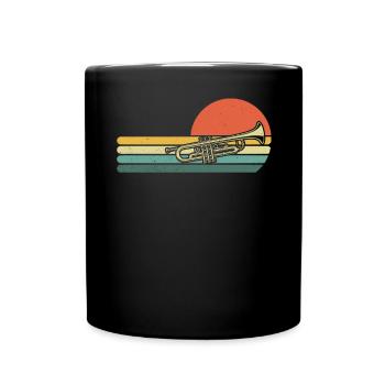 Trumpet Trumpet Player Trumpeter - Full Colour Mug - black - Front