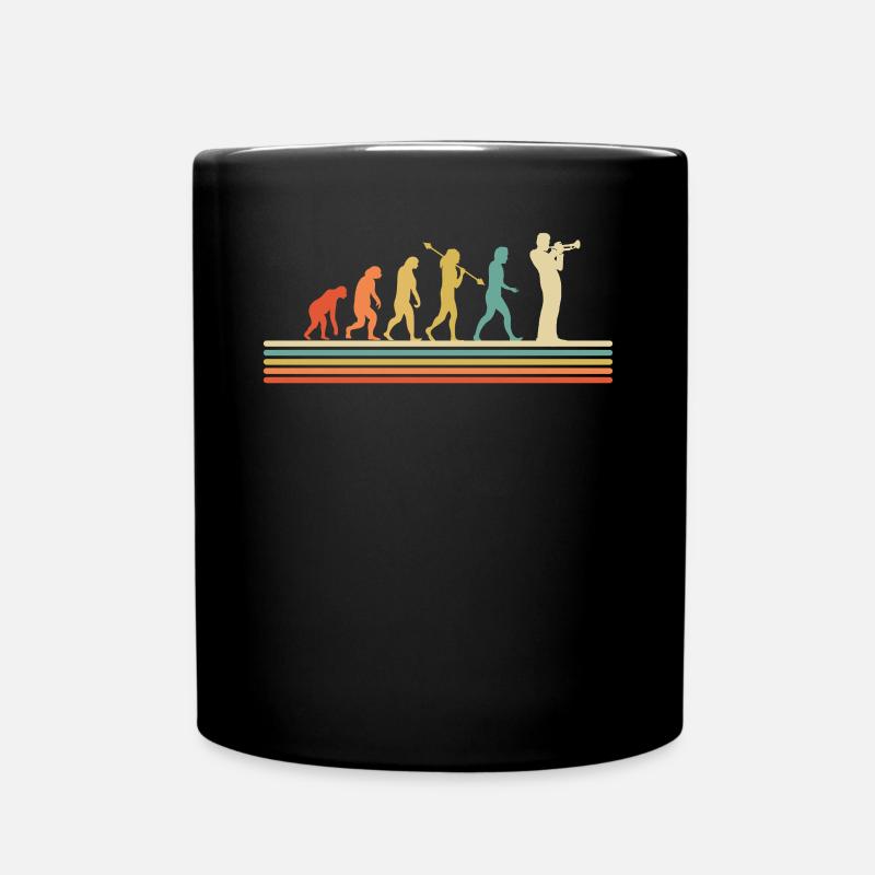 Trompete Trompetenspieler Trompeter - Tasse einfarbig - Schwarz