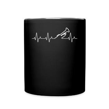 Trumpet Trumpet Player Trumpeter - Full Colour Mug - black - Front